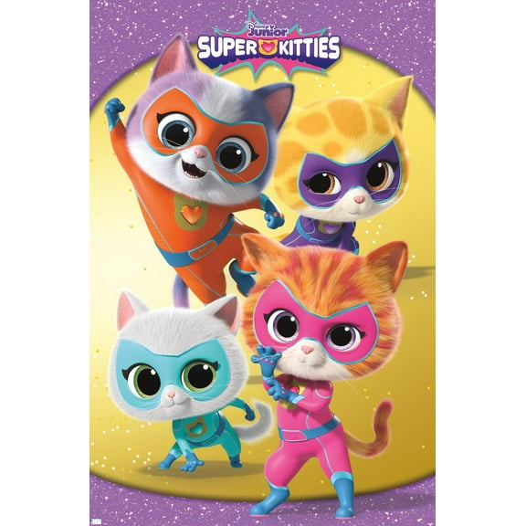 Disney Junior Super Kitties - Group Wall Poster, 22.375" x 34"