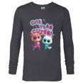 thumbnail image 1 of Disney Junior SuperKitties Birthday Kitties One Year Cuter - Long Sleeve T-Shirt for Men - Customized-Charcoal Heather, 1 of 5