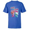 thumbnail image 1 of Disney Junior SuperKitties Birthday Kitties One Year Cuter - Short Sleeve T-Shirt for Kids - Customized-Royal, 1 of 5