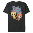thumbnail image 1 of Disney Junior SuperKitties Brave Smart Strong Kind - Short Sleeve Blended T-Shirt for Adults - Customized-Dark Heather, 1 of 5
