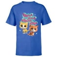 thumbnail image 1 of Disney Junior SuperKitties Brave Smart Strong Kind - Short Sleeve T-Shirt for Kids - Customized-Royal, 1 of 5