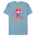 thumbnail image 1 of Disney Junior SuperKitties Celebrating Special Day Birthday - Short Sleeve Blended T-Shirt for Adults - Customized-Ocean Blue, 1 of 5