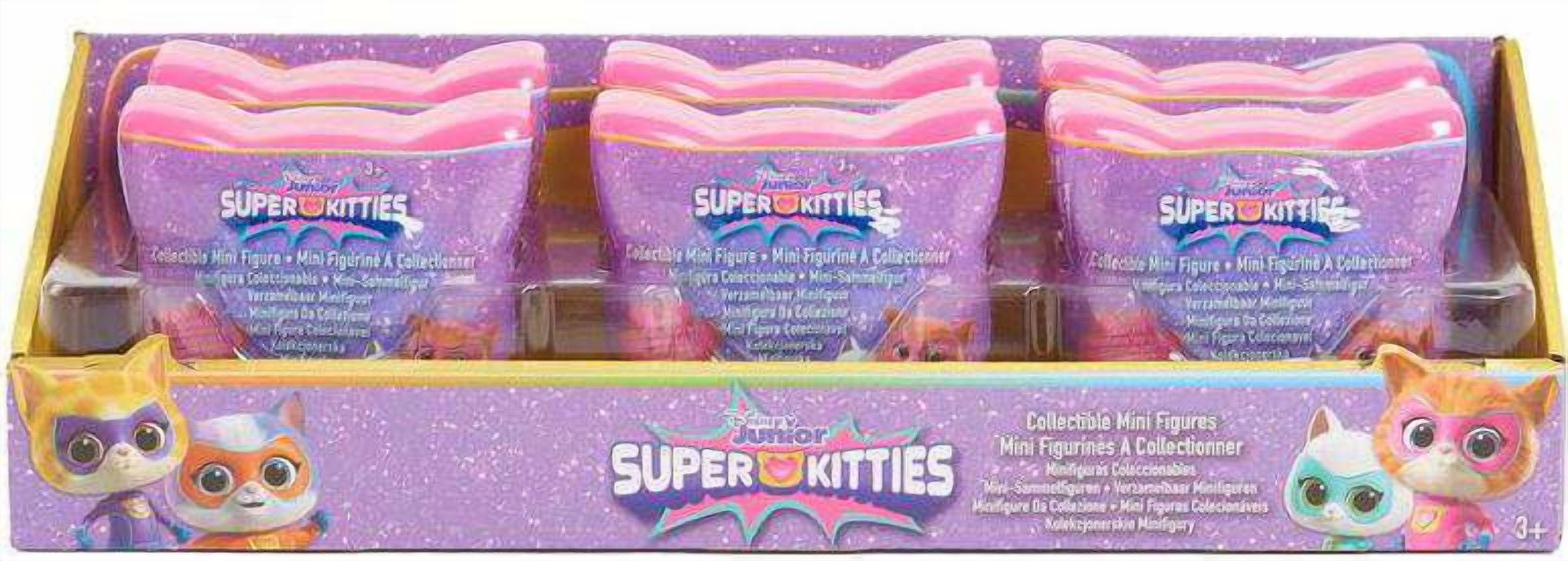 Disney Junior SuperKitties Collectible Mini Figure Mystery Box (12 Packs)
