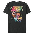 thumbnail image 1 of Disney Junior SuperKitties Full Team Kitty Cat Fast - Short Sleeve Blended T-Shirt for Adults - Customized-Dark Heather, 1 of 5
