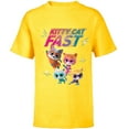 thumbnail image 1 of Disney Junior SuperKitties Full Team Kitty Cat Fast - Short Sleeve T-Shirt for Kids - Customized-Yellow, 1 of 5