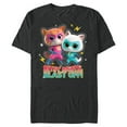 thumbnail image 1 of Disney Junior SuperKitties Ginny and Bitsy Boots Blast Off! - Short Sleeve Blended T-Shirt for Adults - Customized-Dark Heather, 1 of 5