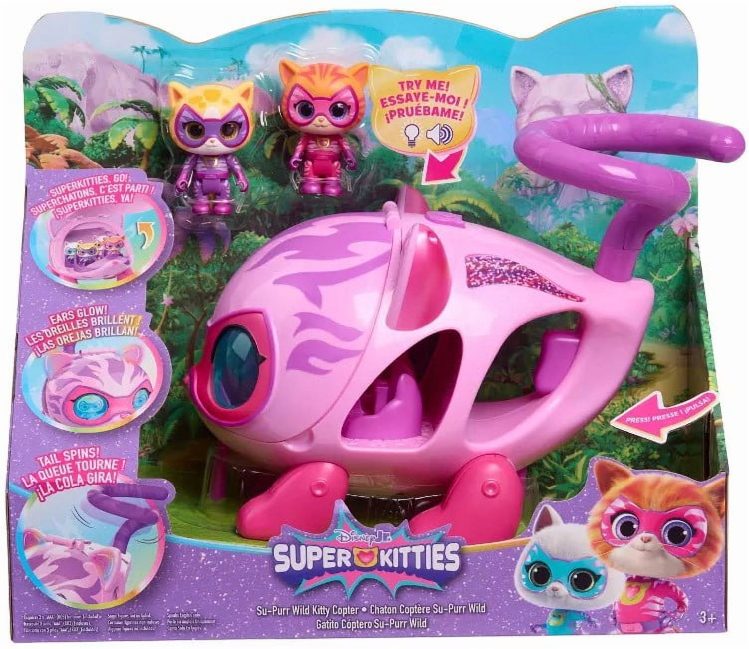 Disney Junior SuperKitties Su-Purr Wild Kitty Copter Vehicle