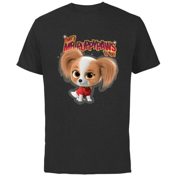 Disney Junior SuperKitties That’s Mr. Puppypaws To You! - Short Sleeve Cotton T-Shirt for Adults - Customized-Black