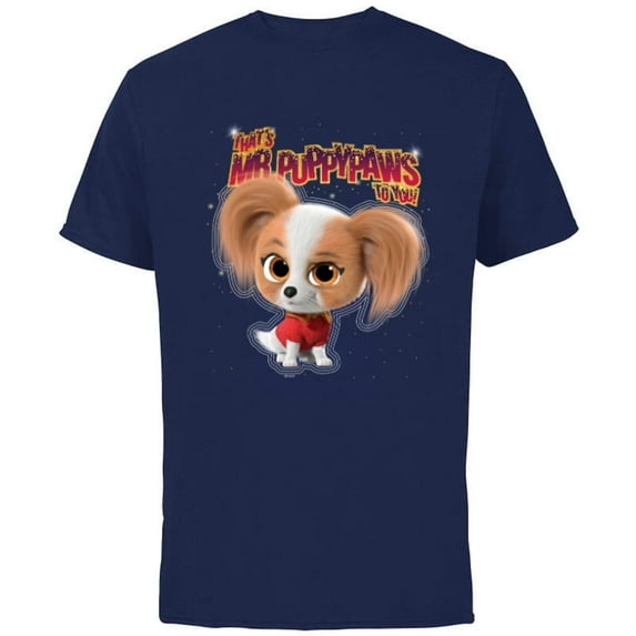 Disney Junior SuperKitties That’s Mr. Puppypaws To You! - Short Sleeve Cotton T-Shirt for Adults - Customized-Navy