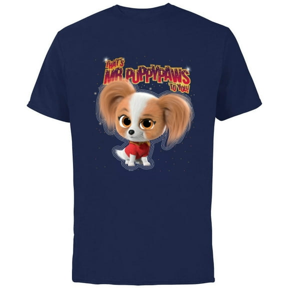 Disney Junior SuperKitties That’s Mr. Puppypaws To You! - Short Sleeve Cotton T-Shirt for Adults - Customized-Navy