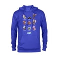 thumbnail image 1 of Disney Junior T.O.T.S. Characters - Pullover Hoodie for Adults -Customized-Royal Heather, 1 of 5