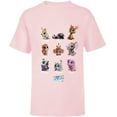 thumbnail image 1 of Disney Junior T.O.T.S. Characters - Short Sleeve T-Shirt for Kids -Customized-Soft Pink, 1 of 5