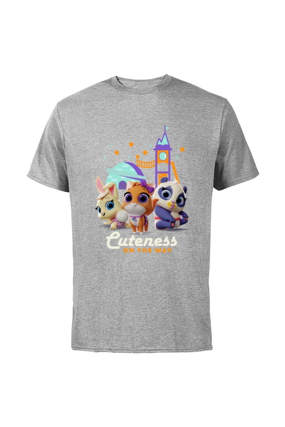 Junior T.O.T.S. Cuteness On the Way - Short Sleeve Cotton T-Shirt for Adults -Customized-Athletic Heather