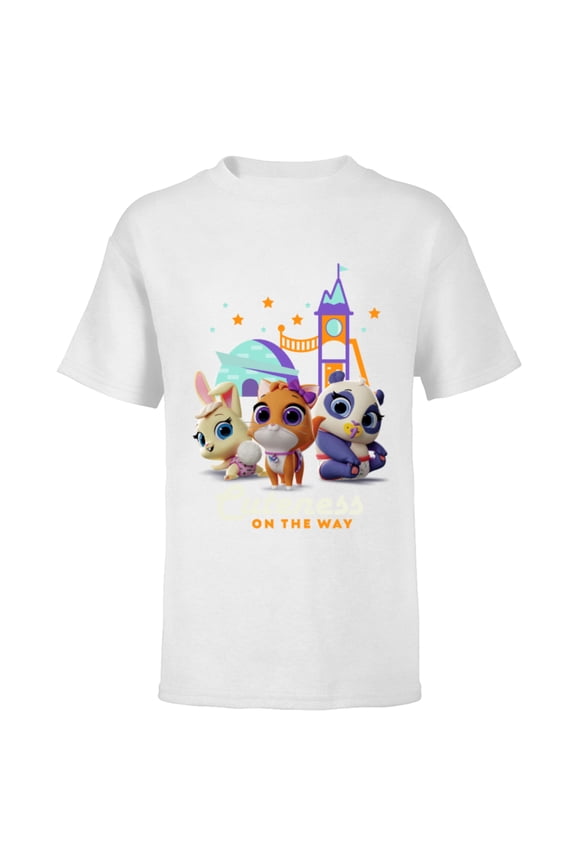 Junior T.O.T.S. Cuteness On the Way - Short Sleeve T-Shirt for Kids -Customized-White