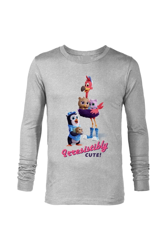 Junior T.O.T.S. Irresistibly Cute - Long Sleeve T-Shirt for Men- Customized-Athletic Heather