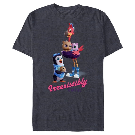 Disney Junior T.O.T.S. Irresistibly Cute - Short Sleeve Blended T-Shirt for Adults- Customized-Navy Heather