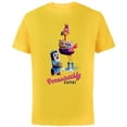thumbnail image 1 of Disney Junior T.O.T.S. Irresistibly Cute - Short Sleeve Cotton T-Shirt for Adults- Customized-Yellow, 1 of 5