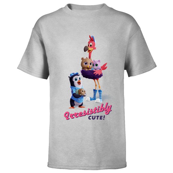 Disney Junior T.O.T.S. Irresistibly Cute - Short Sleeve T-Shirt for Kids- Customized-Athletic Heather