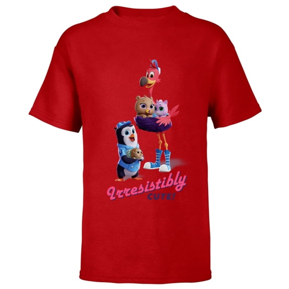Disney Junior T.O.T.S. Irresistibly Cute - Short Sleeve T-Shirt for Kids- Customized-Red