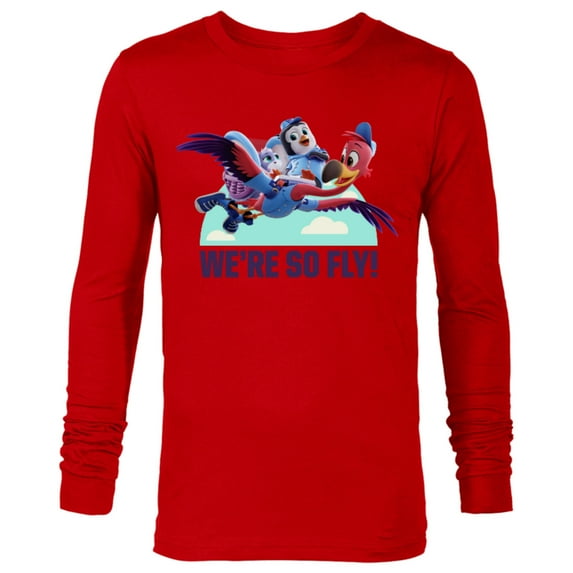 Disney Junior T.O.T.S. We're So Fly - Long Sleeve T-Shirt for Men- Customized-New Red