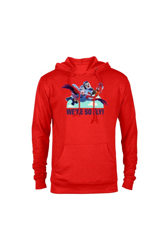Junior T.O.T.S. We're So Fly - Pullover Hoodie for Adults- Customized-Red Heather
