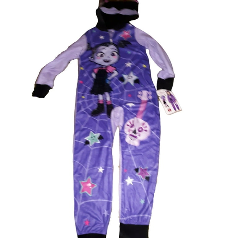 Disney Junior Vampirina Spider Web Onesie Pajama in Purple Size 6 Walmart
