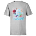 thumbnail image 1 of Disney Junior’s Ariel Sixth Birthday 6 Years Old Today - Short Sleeve T-Shirt for Kids - Customized-Athletic Heather, 1 of 5