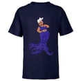 thumbnail image 1 of Disney Junior’s Ariel Ursula Big Image - Short Sleeve T-Shirt for Kids - Customized-Navy, 1 of 5