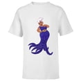 thumbnail image 1 of Disney Junior’s Ariel Ursula Big Image - Short Sleeve T-Shirt for Kids - Customized-White, 1 of 5