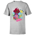 thumbnail image 1 of Disney Junior’s Ariel and Flounder Undersea Friends - Short Sleeve T-Shirt for Kids - Customized-Athletic Heather, 1 of 5