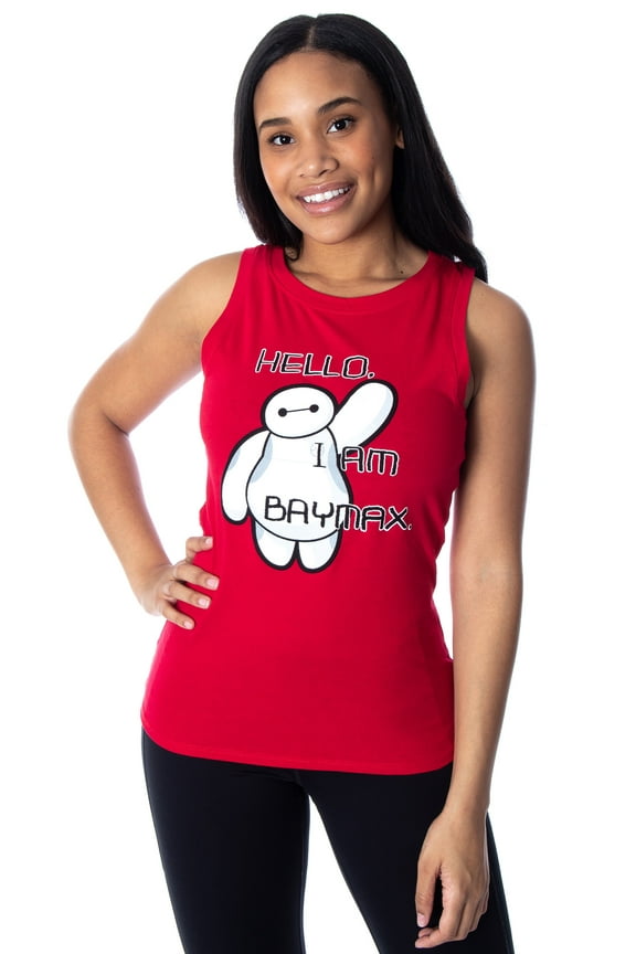 Disney Junior's Big Hero 6 Hello I'm Baymax Muscle Tank Top
