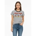 thumbnail image 1 of Disney Mickey Mouse Women's Graphic Ringer Tee, Sizes XXS-XXL, 1 of 3