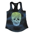 thumbnail image 1 of Disney Women's How Do You Get To Neverland Skull and Tinkerbell Adult Junior's Racerback Tank Top, 1 of 4