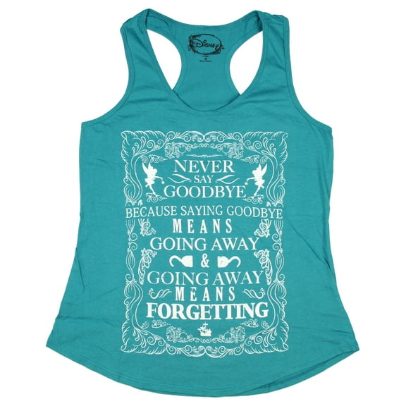 Disney Junior's Peter Pan Never Say Goodbye Racer Back Tank Top