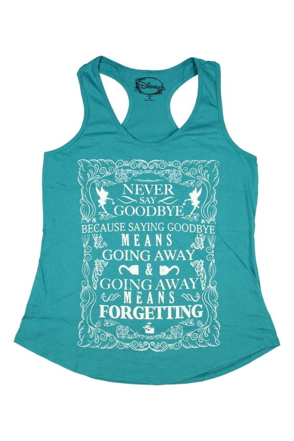 Disney Junior's Peter Pan Never Say Goodbye Racer Back Tank Top