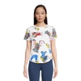 thumbnail image 1 of Disney Juniors 100 Years Celebration Print Tee with Short Sleeves, Sizes XS-XXXL, 1 of 5