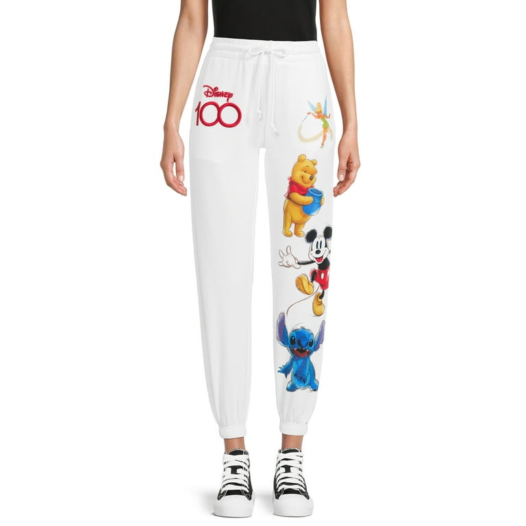 Disney Juniors 100 Years Graphic Jogger Pants 28.5 Inseam Sizes XS XXL