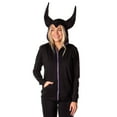 thumbnail image 1 of Disney Juniors' Villains Maleficent Costume Hoodie Zipper Pocket Jacket, 1 of 7