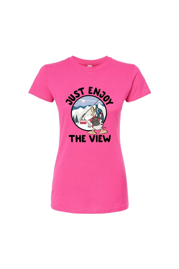 - Just Enjoy The View - Juniors Fitted Graphic T-Shirt