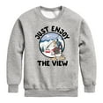 thumbnail image 1 of Disney - Just Enjoy The View - Toddler & Youth Crewneck Fleece Sweatshirt, 1 of 5