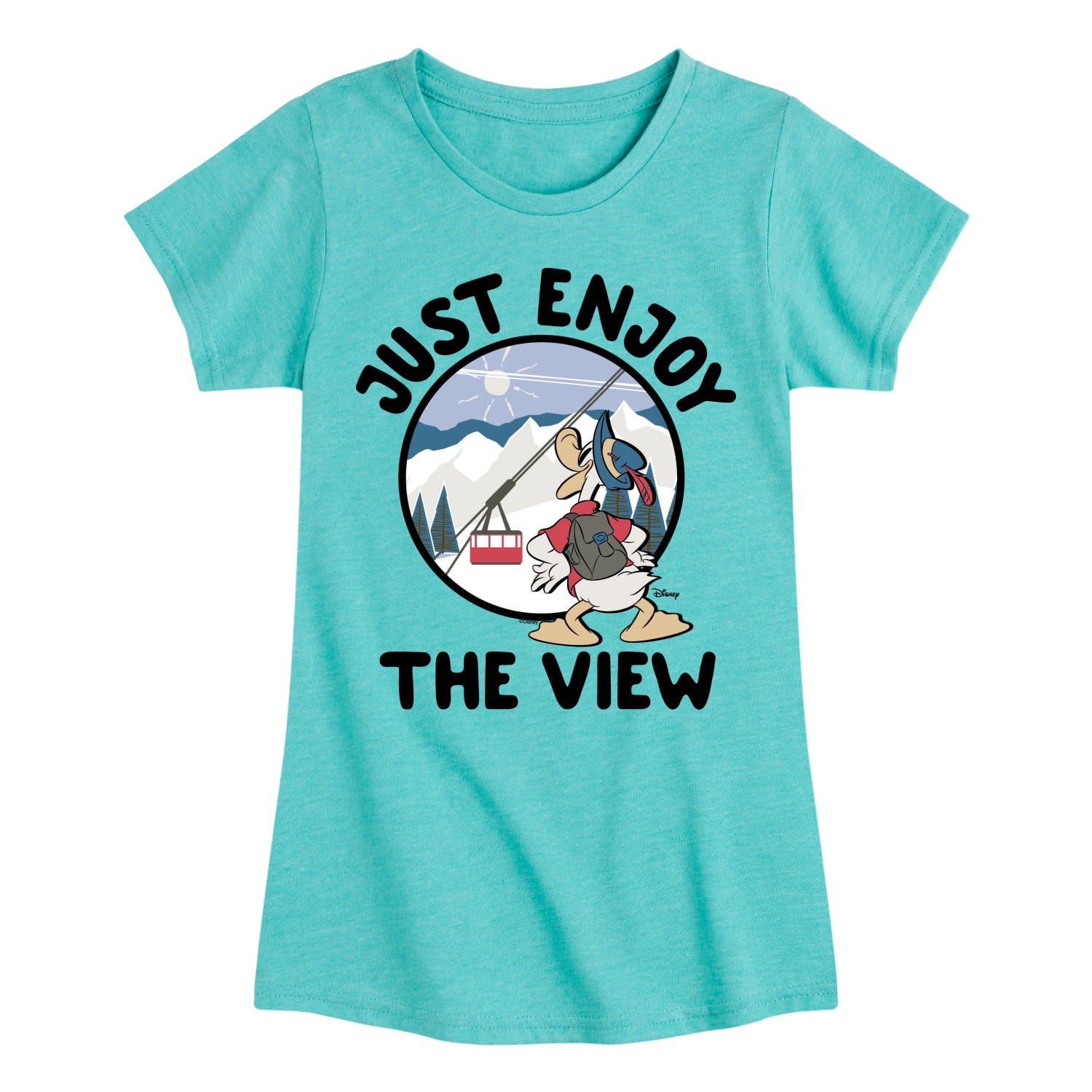Disney - Just Enjoy The View - Toddler & Youth Girls Short Sleeve ...