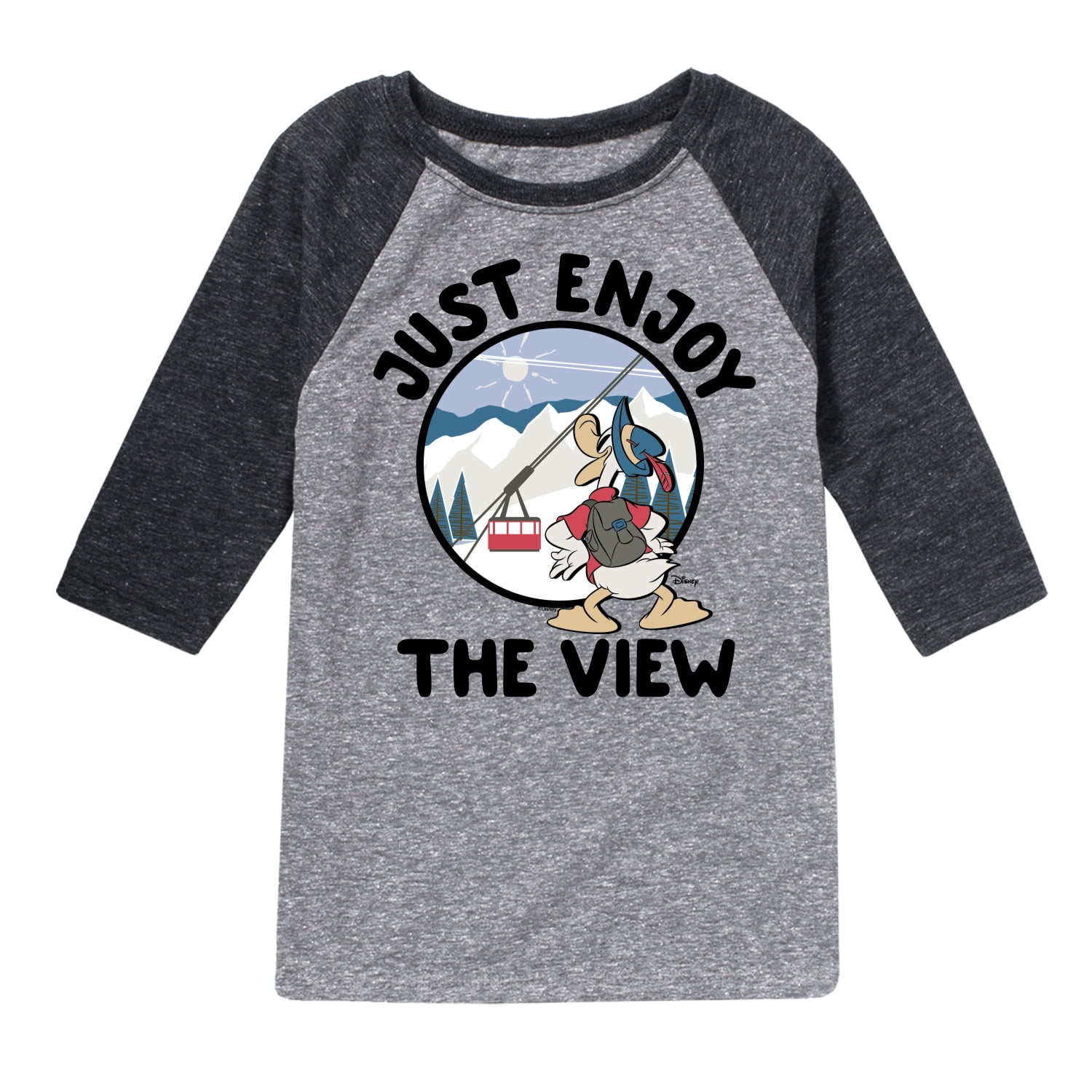 Disney - Just Enjoy The View - Toddler & Youth Raglan Graphic T-Shirt ...