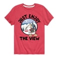 thumbnail image 1 of Disney - Just Enjoy The View - Toddler & Youth Short Sleeve Graphic T-Shirt, 1 of 5