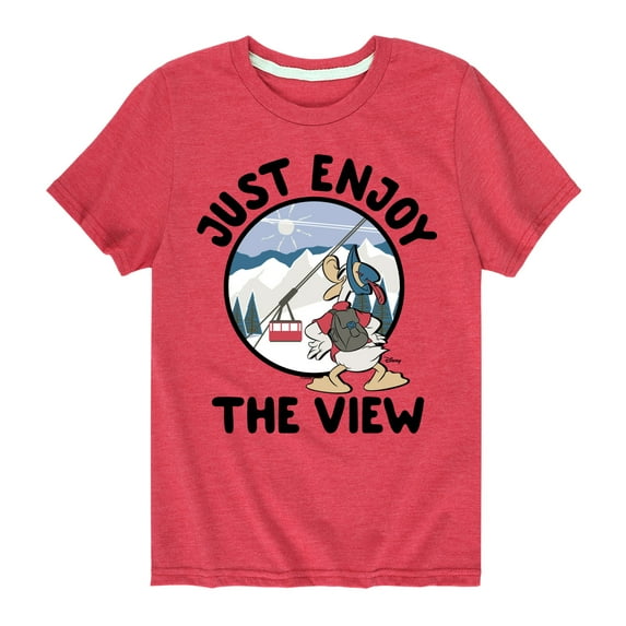 Disney - Just Enjoy The View - Toddler & Youth Short Sleeve Graphic T-Shirt