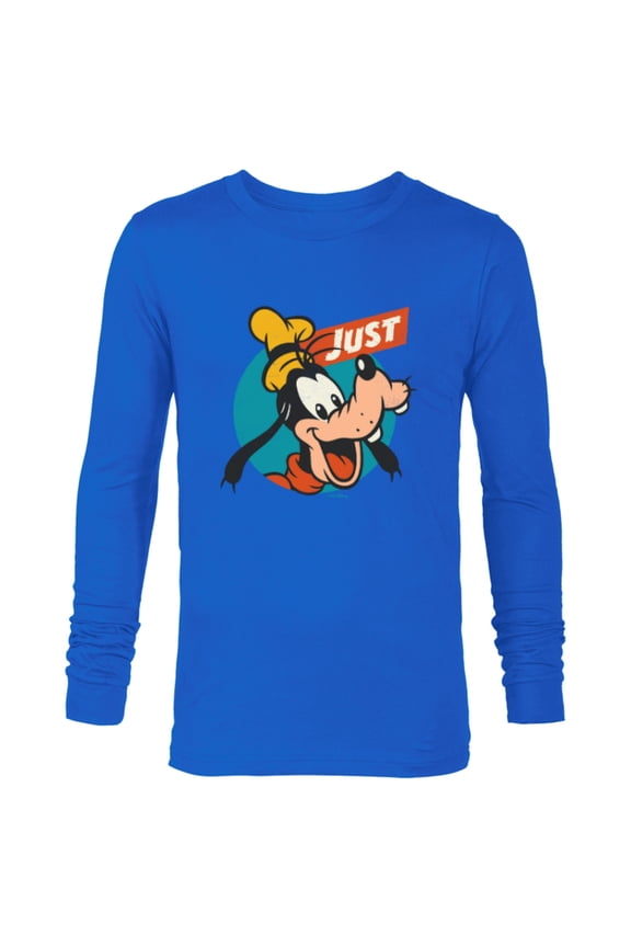 Just Goofy Vintage Classics Retro Funny - Long Sleeve T-Shirt for Men - Customized-Navy