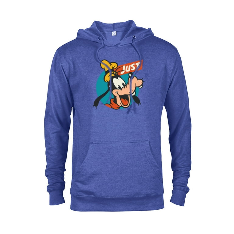 Disney Just Goofy Vintage Classics Retro Funny Pullover Hoodie for Adults Customized Royal Heather Walmart