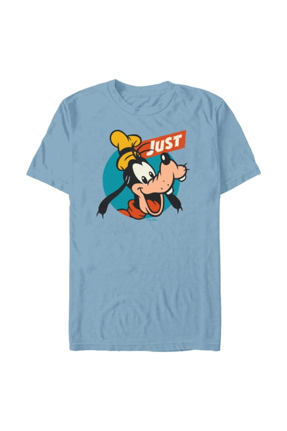 Just Goofy Vintage Classics Retro Funny - Short Sleeve Blended T-Shirt for Adults - Customized-Ocean Blue
