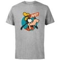 thumbnail image 1 of Disney Just Goofy Vintage Classics Retro Funny - Short Sleeve Cotton T-Shirt for Adults - Customized-Athletic Heather, 1 of 5