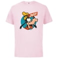 thumbnail image 1 of Disney Just Goofy Vintage Classics Retro Funny - Short Sleeve Cotton T-Shirt for Adults - Customized-Soft Pink, 1 of 5
