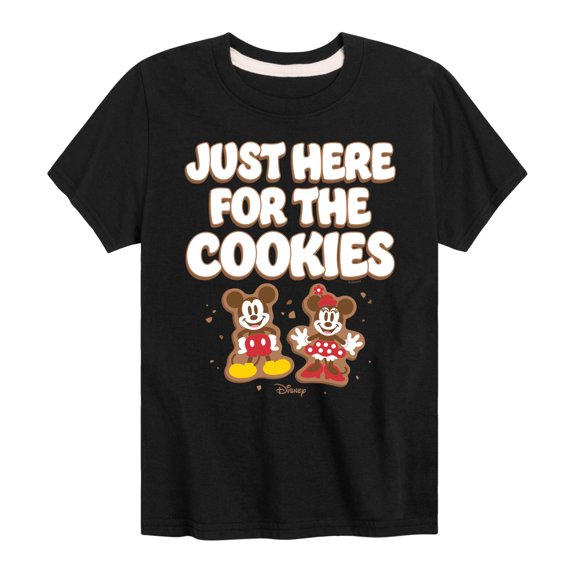 Disney - Just Here For The Cookies - Toddler Short Sleeve Graphic T-shirt